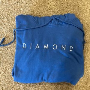 Diamond Supply Co. Blue Hoodie Sweatshirt